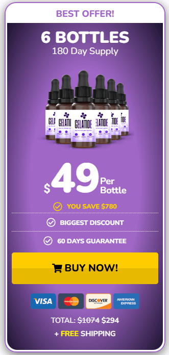 Gelatide 6 Bottle Pricing